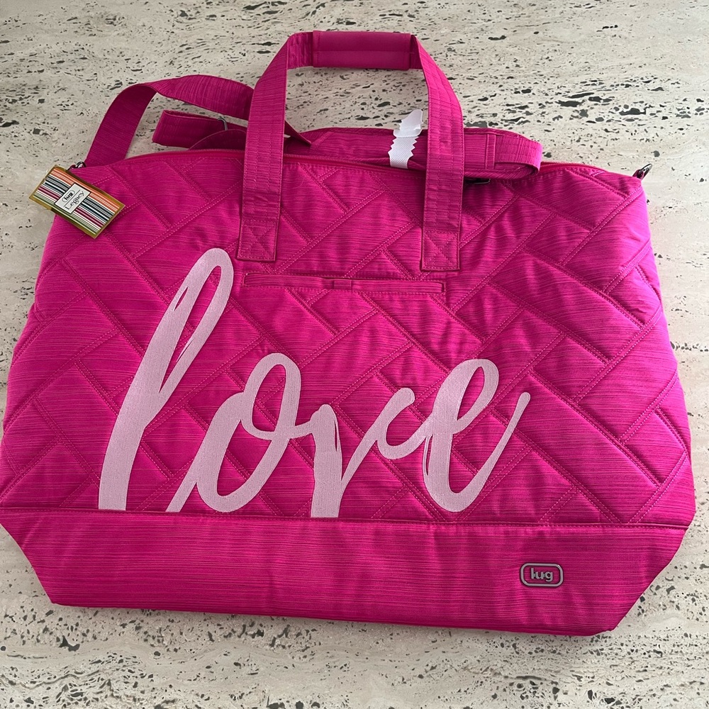 Lug Legacy Aerial Love Tote Bag Brushed Rosette FIRM PRICE NO OFFERS - Picture 6 of 8